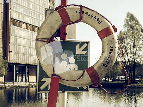 Image of Vintage looking Lifebuoy