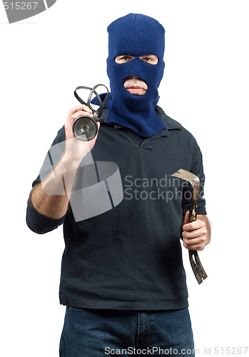 Image of Isolated Burglar