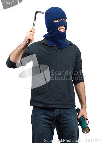 Image of Isolated Burglar