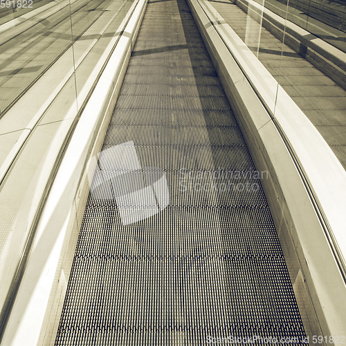 Image of Vintage looking Escalator