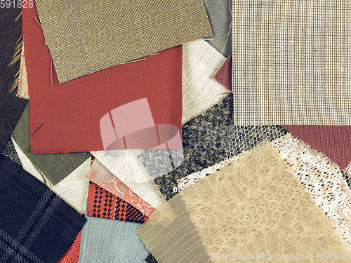 Image of Vintage looking Fabric samples
