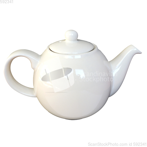 Image of Tea pot isolated over white
