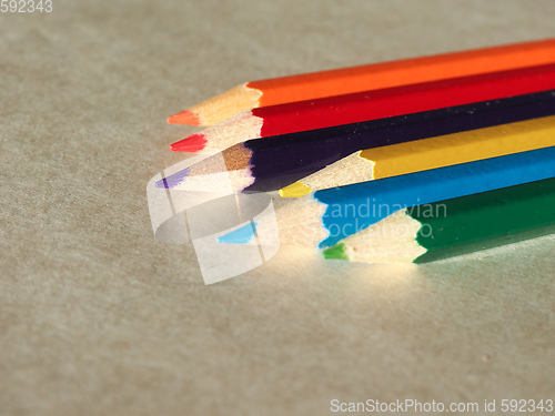 Image of Many colour pencil