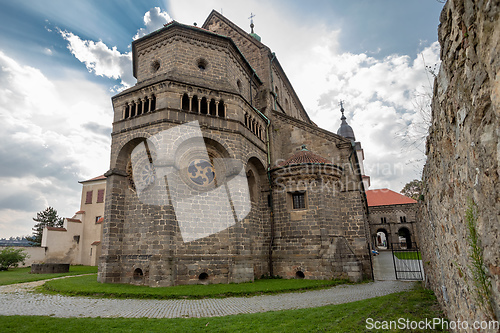 Image of Old St. Procopius basilica and monastery, town Trebic, Czech Republic