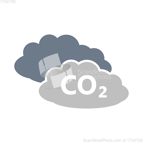 Image of CO 2 Cloud Icon