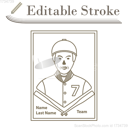 Image of Baseball Card Icon