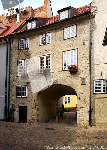 Image of The Swedish gate in Riga (old town)