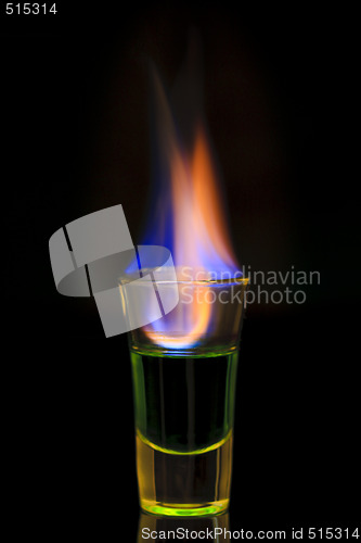 Image of flaming drink