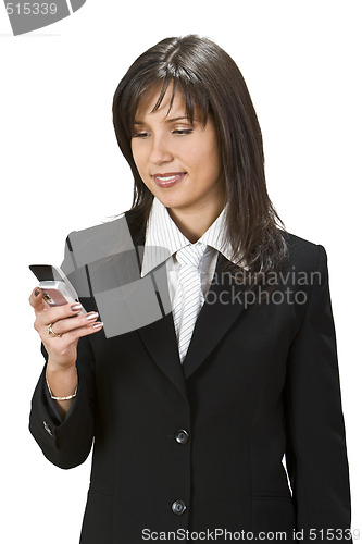 Image of Checking the mobile phone