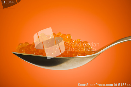 Image of Salmon roe close up