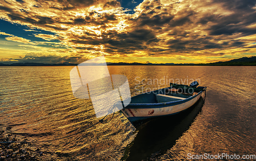 Image of Idyllic sunset landscape. Tarcoles, Costa Rica