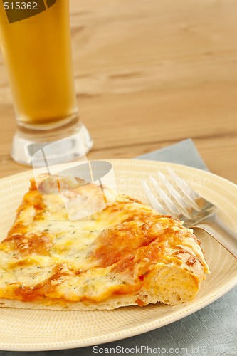 Image of Pizza and beer