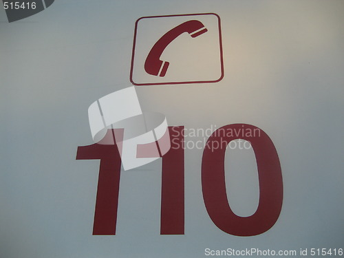 Image of 110, Norwegian emergency number
