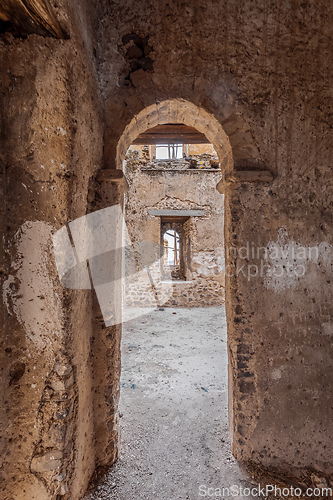 Image of ruins of Guzara royal palace, Ethiopia Africa