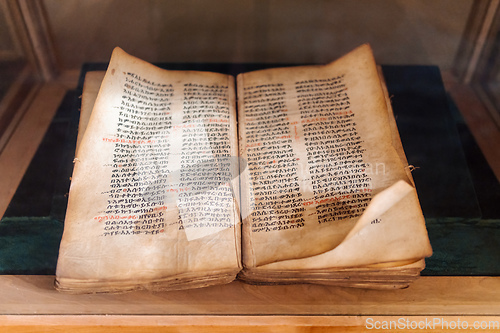 Image of holy Bible in Amharic language,