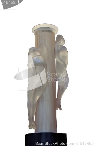 Image of Glass Statue of Woman