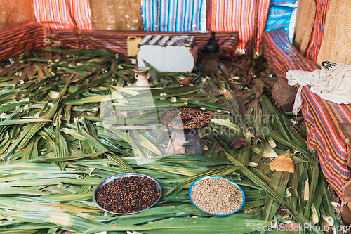 Image of traditional Ethiopian coffee place