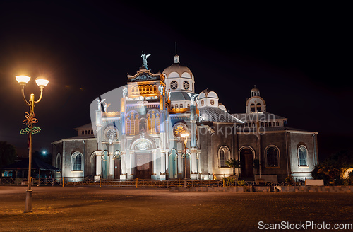 Image of The cathedral Basilica de Nuestra Senora de los Angeles in Cartago in Costa Rica