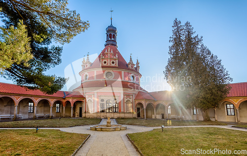 Image of Rondell Pavilion, Castle Jindrichuv Hradec castle in Czech Republic