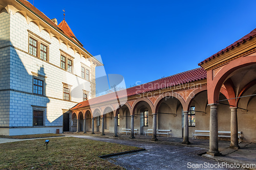 Image of Rondell Pavilion, Castle Jindrichuv Hradec castle in Czech Republic