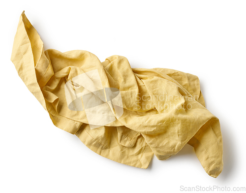 Image of crumpled cotton napkin