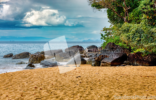 Image of Beautiful view of the coast of Masoala National Park in Madagascar