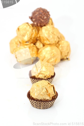 Image of gold chocolate
