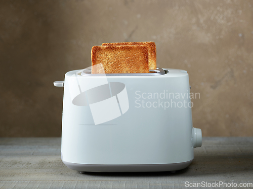 Image of freshly toasted bread slices