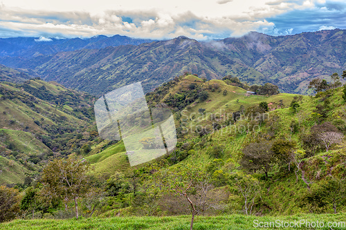 Image of Landscape in Los Quetzales national park, Costa Rica.