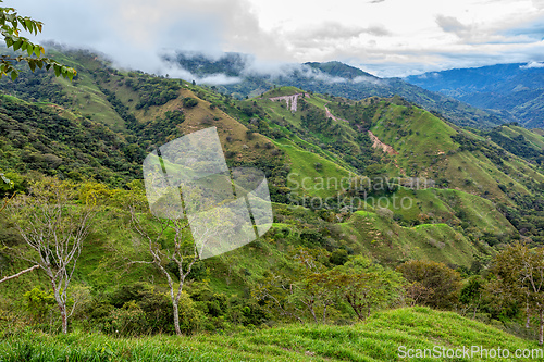 Image of Landscape in Los Quetzales national park, Costa Rica.