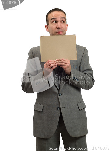 Image of Hopeful Businessman