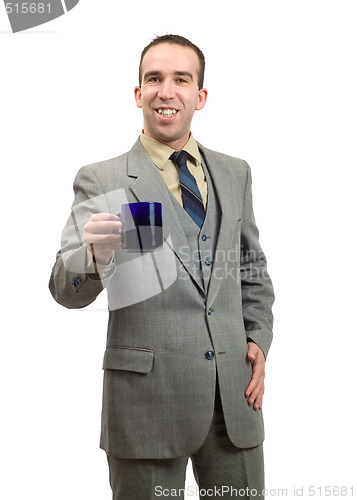 Image of Businessman On Coffee Break