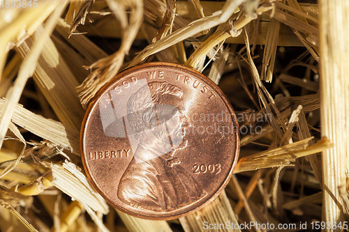 Image of American coins are cents