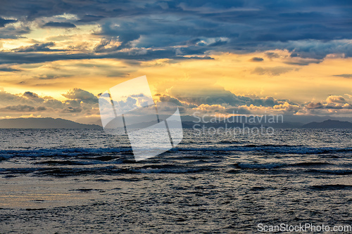 Image of Idyllic sunset landscape. Tarcoles, Costa Rica