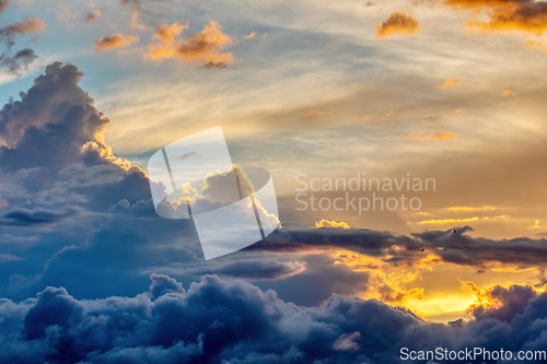 Image of Idyllic sunset landscape. Tarcoles, Costa Rica