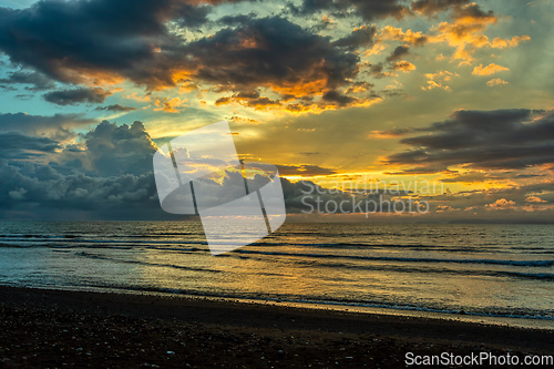 Image of Idyllic sunset landscape. Tarcoles, Costa Rica