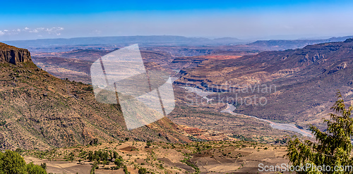 Image of Mountain landscape with canyon, Ethiopia