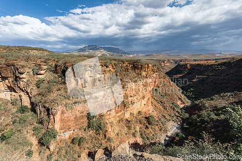 Image of Mountain landscape with canyon, Ethiopia