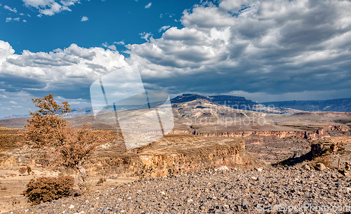 Image of Mountain landscape with canyon, Ethiopia