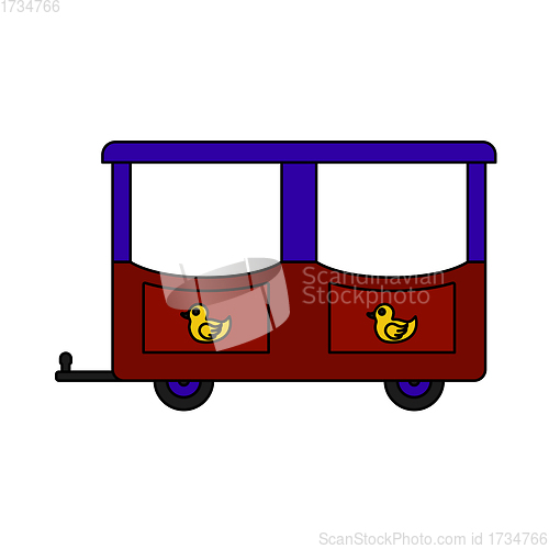 Image of Wagon Of Children Train Icon