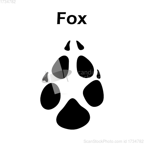 Image of Fox Footprint