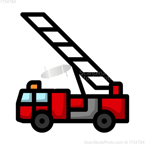 Image of Fire Service Truck Icon