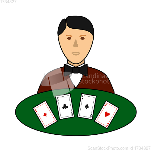 Image of Casino Dealer Icon