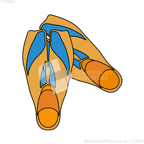 Image of Icon Of Swimming Flippers