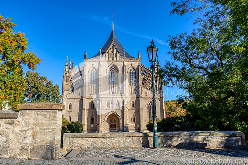 Image of Famous Saint Barbara's Cathedral, Kutna Hora, Czech Republic