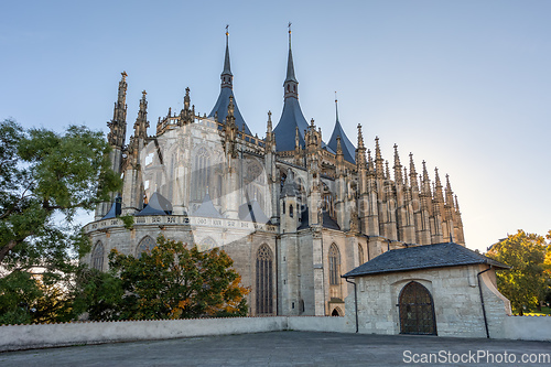 Image of Famous Saint Barbara's Cathedral, Kutna Hora, Czech Republic