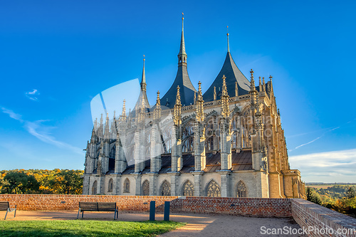 Image of Famous Saint Barbara's Cathedral, Kutna Hora, Czech Republic