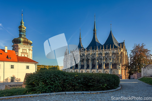 Image of Famous Saint Barbara's Cathedral, Kutna Hora, Czech Republic