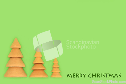 Image of Merry Christmas Eco Friendly Tree Design 