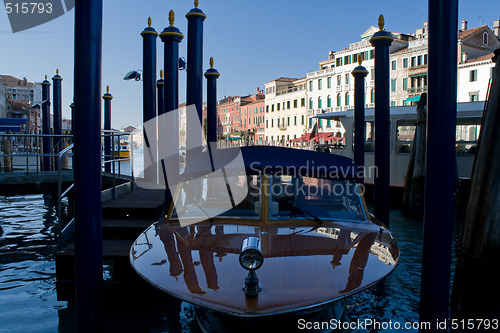 Image of Motorboat in Venice